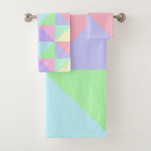 Pastels Bath Towel Set