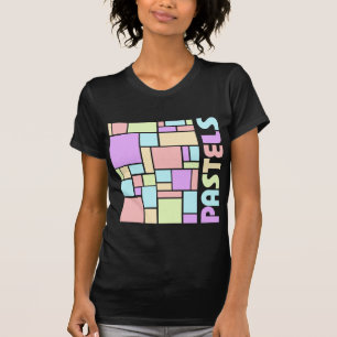 Pastels Patterned Vertical t-shirt