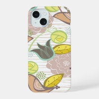 Pastels Pink Sweet Birds Floral Garden Blooms Chic