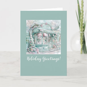 Pastels Vintage Holiday Card