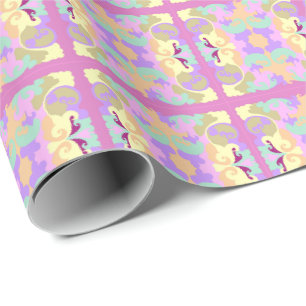 Pastels wrapping paper