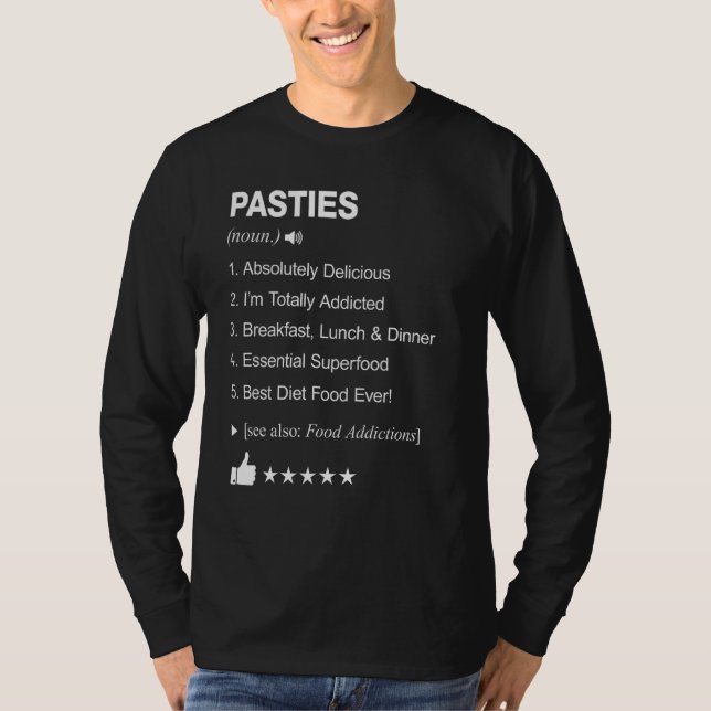 Pasties Definition Meaning T-Shirt (Front)