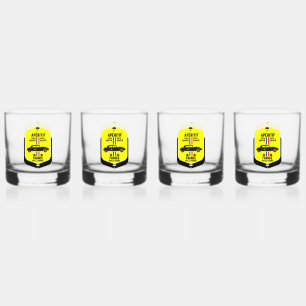 Pastis de Marseille France Whiskey Glass