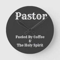 Pastor Acrylic Wall Clock
