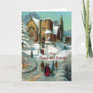 Pastor and Family Church Christmas Card