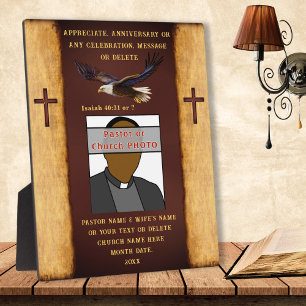 Pastor Anniversary Gift Ideas, Pastor Appreciation Plaque