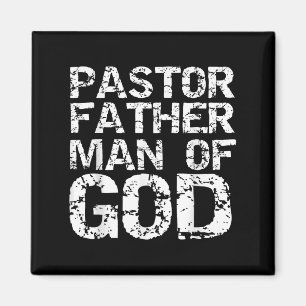 Pastor Appreciation Gift For Dads Pastor Father Ma Magnet