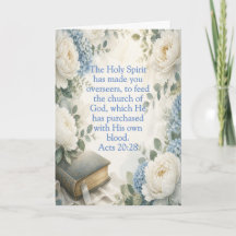 Pastor Appreciation Greeting Card