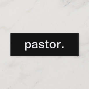 Pastor Business Card