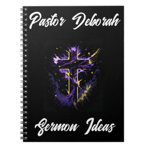 Pastor Church Leader Sermon Idea Personalized Notebook