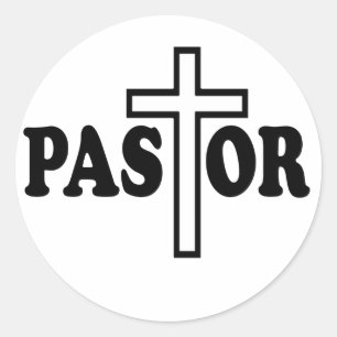 Pastor Classic Round Sticker