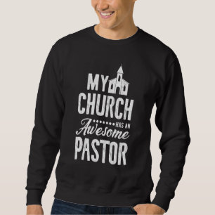 Pastor Costume Christian Cross Pastoring Religious Sweatshirt