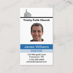 Pastor Custom Business Card