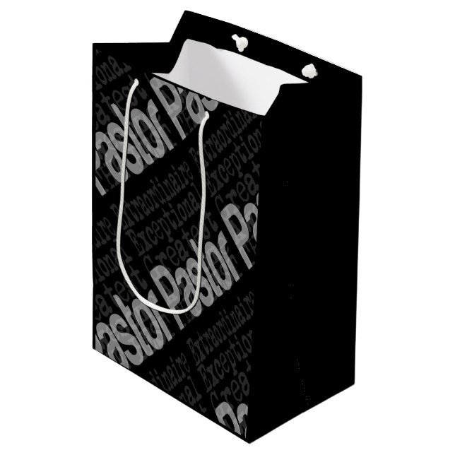 Pastor Extraordinaire Medium Gift Bag (Front Angled)