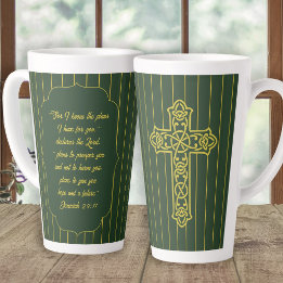 Pastor Gift Plans I Have For You Scripture  Latte Mug