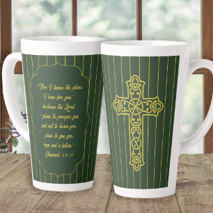 Pastor Gift Plans I Have For You Scripture  Latte Mug