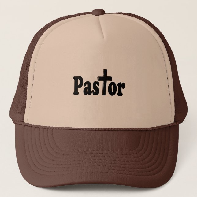 Pastor Gifts Trucker Hat (Front)