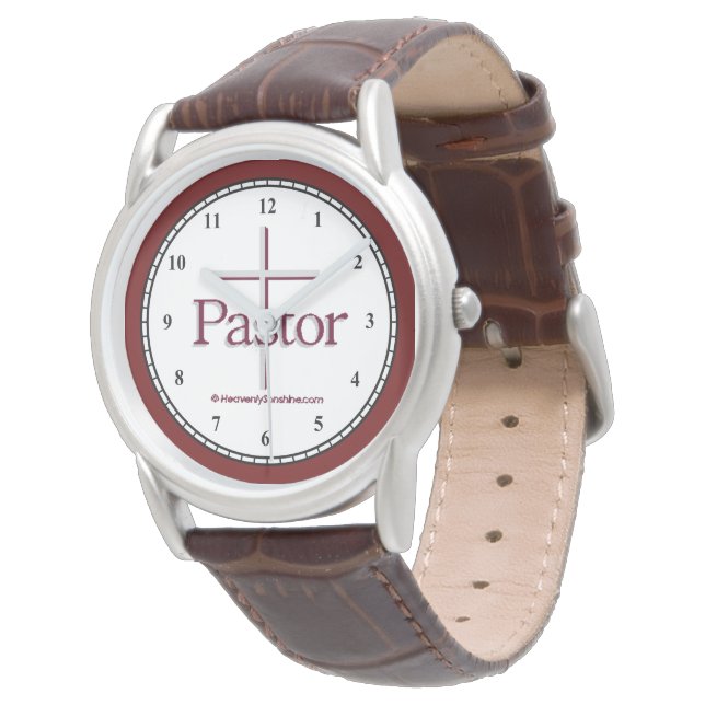Pastor Grey Cross Watch (Angled)