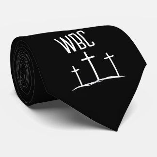 Pastor Initials Church Name Three Crosses Tie