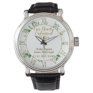 Pastor Installation Newly Ordained Gift Customised Watch
