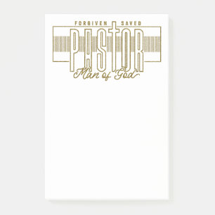 Pastor Man Of God Post-It Notes