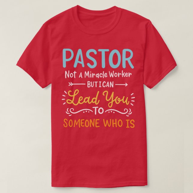 Pastor Minister 2 T-Shirt (Design Front)