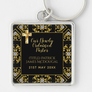 Pastor Newly Ordained Installation Gift - Verse Key Ring
