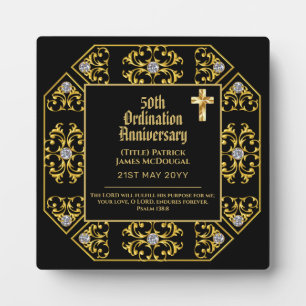 PASTOR Ordination Anniversary Bible Verse Gift New Plaque