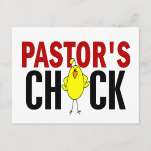 PASTOR’S CHICK POSTCARD