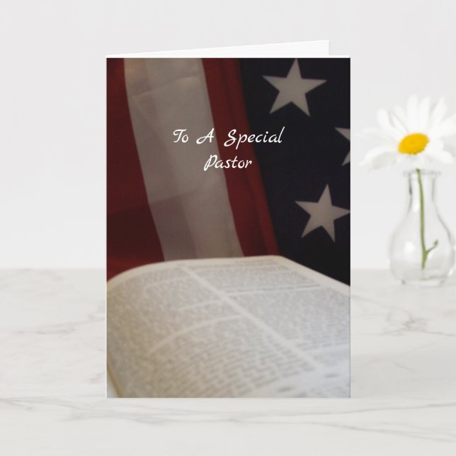 PASTOR Thank You - BF Card (Small Plant)