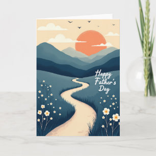 Pastoral Fathers Day Sky Card
