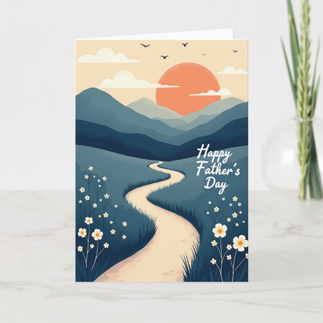 Pastoral Fathers Day Sky Card (Front)
