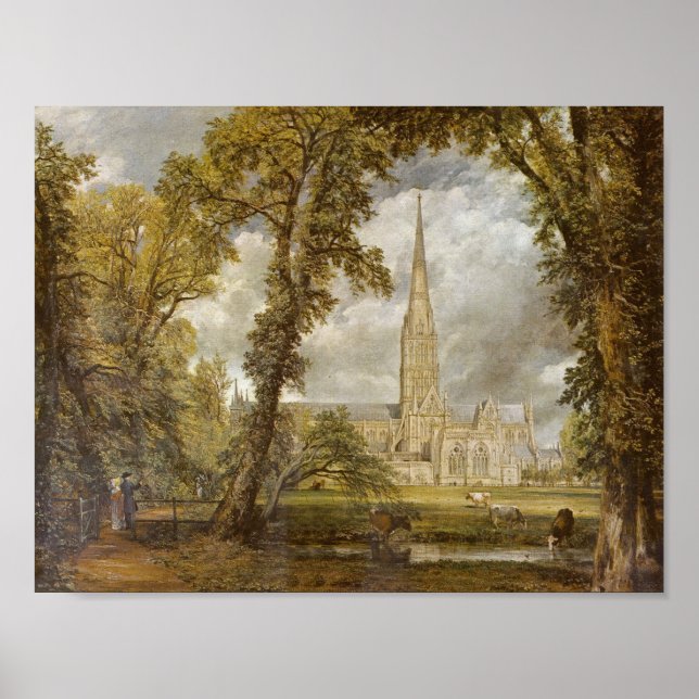 Pastoral Landscape – John Constable Poster (Front)