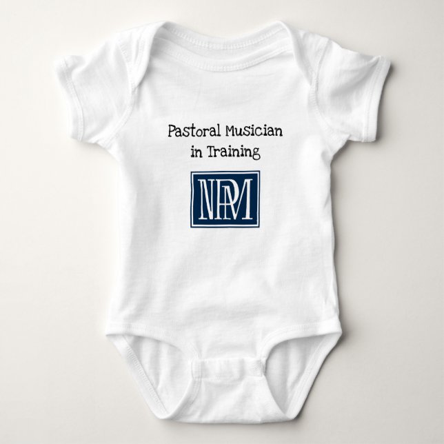 Pastoral Musician in Training - Baby Bodysuit (Front)