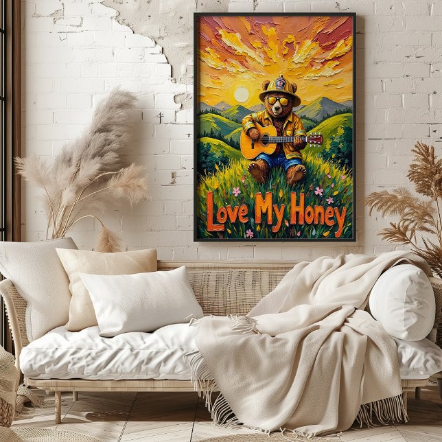 Pastoral Pickin': Bear's Grassy Jam Poster (Creator Uploaded)