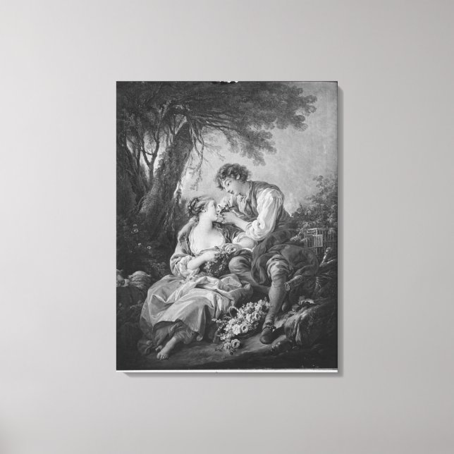 Pastoral scene canvas print (Front)