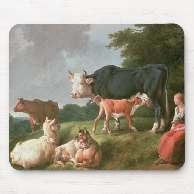 Pastoral Scene Mouse Pad (Front)