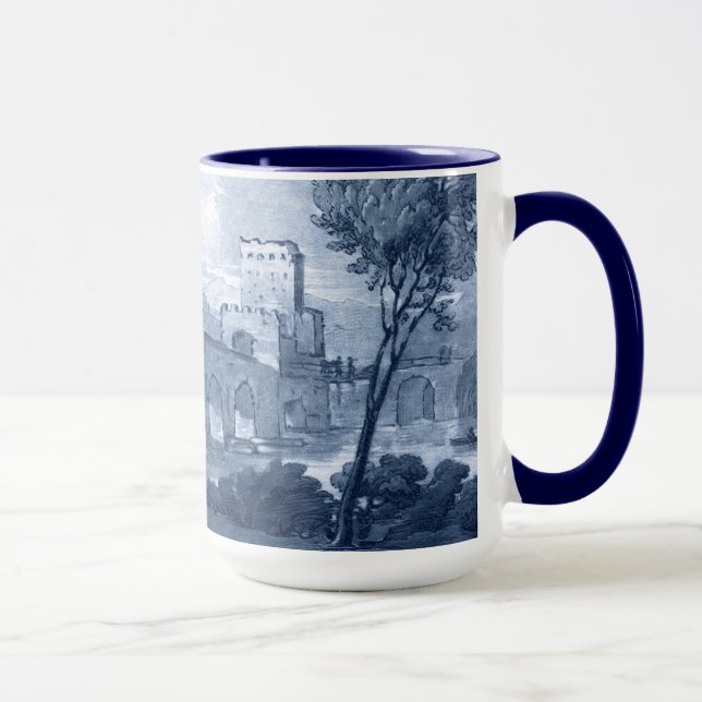 Pastoral Toile - Bridge Mug (Right)