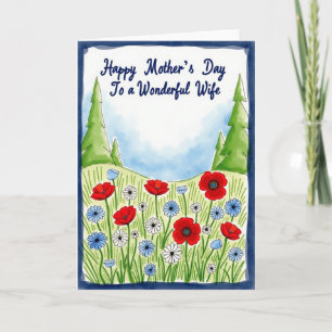 Pastoral Wife Mothers Day Card