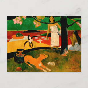 Pastorales Tahitiennes by Paul Gauguin Postcard