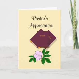 Pastor's Appreciation Thank You Card