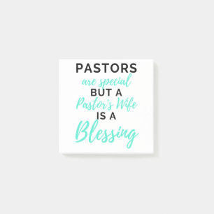 Pastors Are Special But A Pastor's Wife bl Post-it Notes