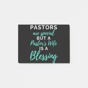 Pastors Are Special But A Pastor's Wife Post-it Notes