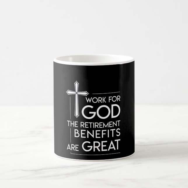 Pastors Christian Faith Work Retirement Great Coffee Mug (Center)