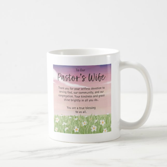 Pastor's Wife Appreciation  Coffee Mug (Right)