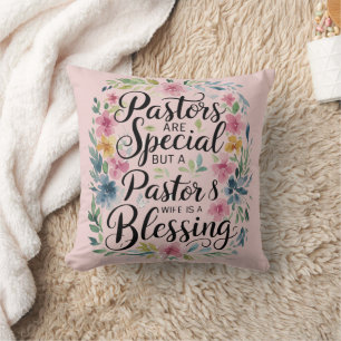 ✝️ Pastors Wife Appreciation Gift Blessing Custom Cushion