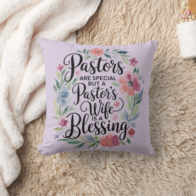 ✝️ Pastors Wife Appreciation Gift Blessing Custom Cushion (Blanket)