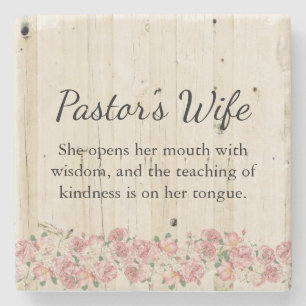 Pastor's Wife Stone Coaster