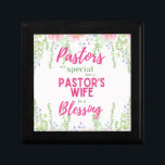 ✝️ Pastor's Wife Wives Appreciation Gift Thank You Gift Box<br><div class="desc">✝️ Show your appreciation for Pastor's wives, and the Pastor's wife with this attractive Pastor wife, women in ministry gift which is perfect as an appreciation gift, thank you gift, for birthday, Christmas, retirement or on the day of the Pastor's ordination anniversary, newly ordained etc. Add personalised details as required....</div>