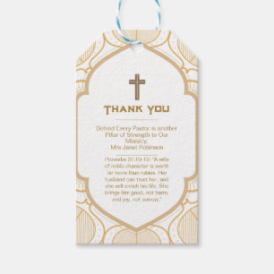 ✝️ Pastor's Wife Wives Appreciation Gift Thank You Tags